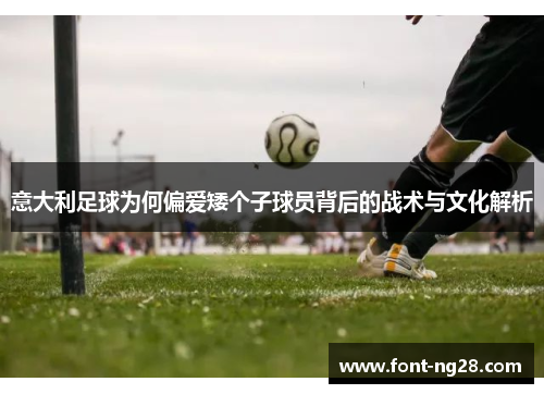 意大利足球为何偏爱矮个子球员背后的战术与文化解析